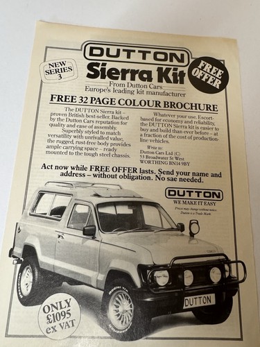 Original 1985 dutton sierra - 1985,