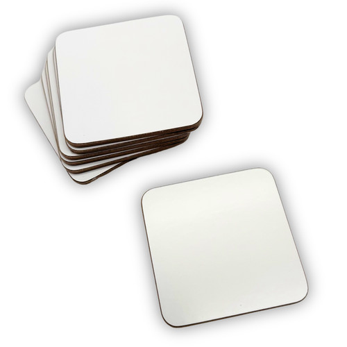 Blank sublimation coasters mdf - blank,