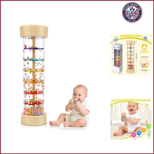 Wooden baby rattle - rattle, toys,