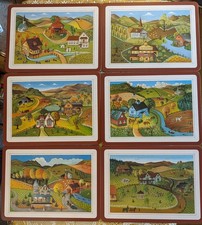 Pimpernel folk art placemats