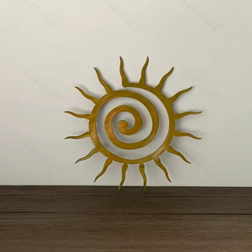 Stylish coiled star metal - stylish, wall