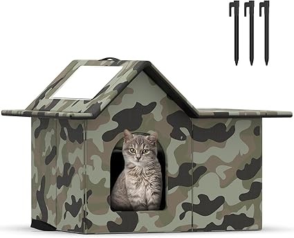 Outdoor cat house - cat,