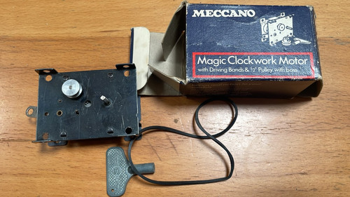 Meccano boxed clockwork motor - boxed,