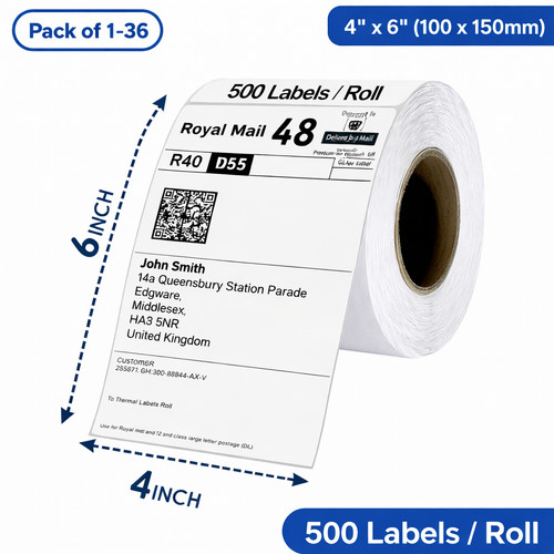 4x6 thermal labels 500 - thermal,
