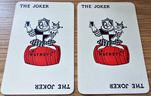 Watneys red barrel jokers pair - red,