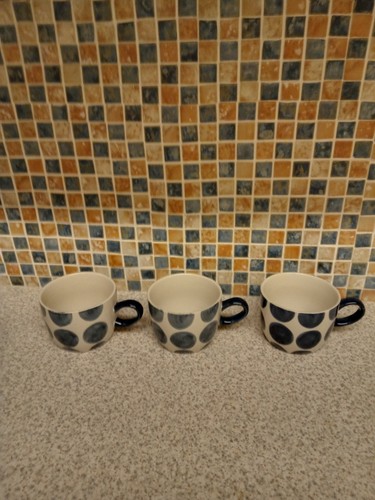 Debenhams stoneware blue spots - stoneware,