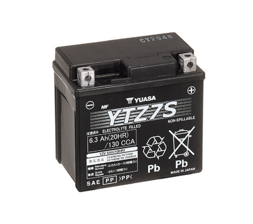 Yuasa battery ytz7s - battery, fit