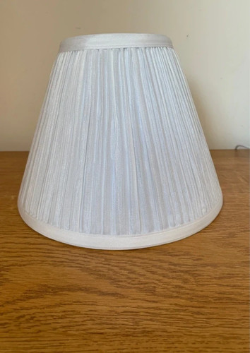 New white pinch pleated - white,