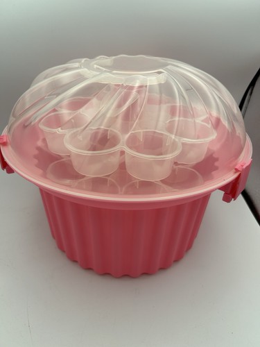 Pink cupcake shaped - pink,