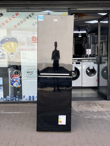 Beko 55cm fridge freezer black - 55cm,