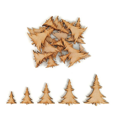 Pretty christmas tree mdf - pretty,