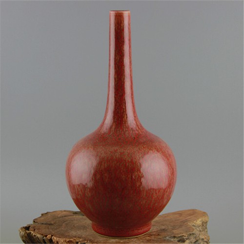 Qing kangxi red - glaze, long