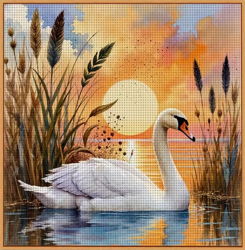 Printed cross stitch kit ct - cross,