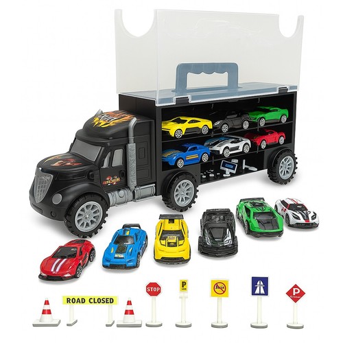 Toy car transporter truck - toy,