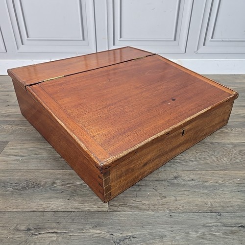 Antique writing slope desk - writing,