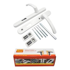 UPVC Door Handles Pair Sprung