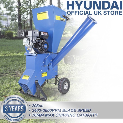 Petrol wood chipper 208cc - wood, 7hp
