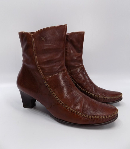 Pikolinos brown leather boots - pikolinos,