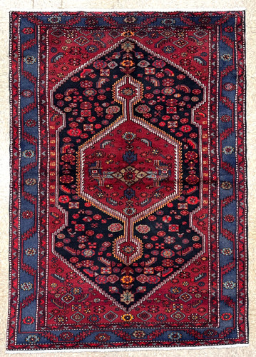 5x7 hand knotted - 5x7, wool
