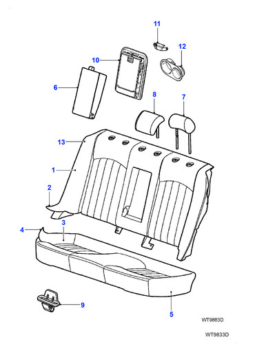 Jaguar retainer type 2 - retainer, 2.2