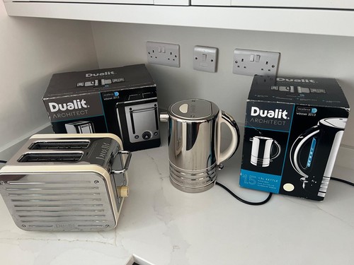 Dualit kettle toaster silver - dualit, &