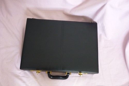 Vintage black faux leather - vintage,