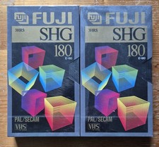 Fuji SHG vhs blank video tapes, NEW and sealed