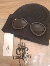 CP Company Black Beanie Goggle