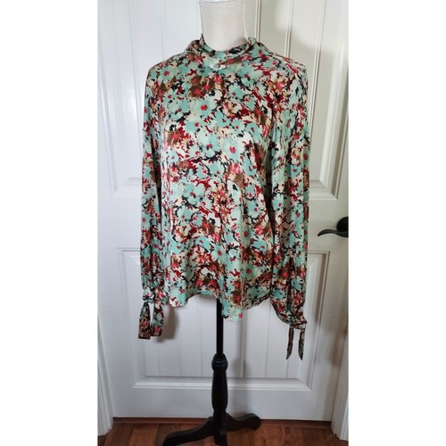 Zara floral pussycat bow - zara,