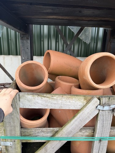 Clay pipes inch - 6,