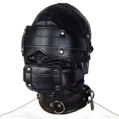 Bondage head mask - head,