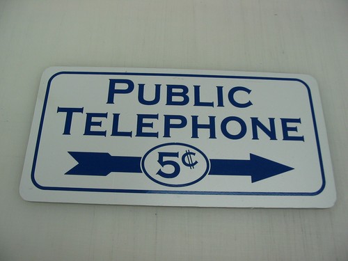 Public telephone cents metal - 5,