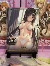 GODDESS STORY GENKI PARADE N-02 AKIYAMA MIO K-ON! ANIME WAIFU CARD