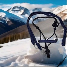 Handwoven Navy Dark Blue Rope