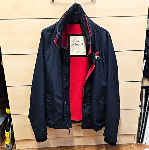 Hollister men navy jacket - hollister, men’s