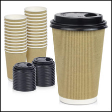 Disposable Kraft Coffee cups