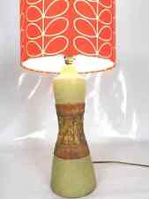 Vintage Studio Ceramic Stoneware table Lamp by Bernard Rooke 1960s light 60s 70s