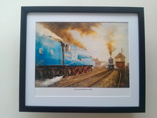 Philip Hawkins Steam Train print 'East Coast Elegance (1988)'   FRAMED