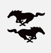(2) Mustang Ford Running Horse
