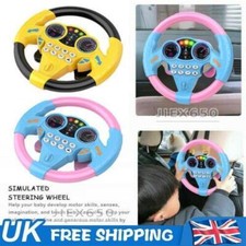 Music Simulation Driving Car Toy Steering Wheel Kids Baby Interactive Gift
