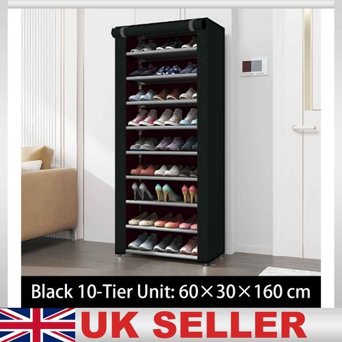 Tier tall shoe rack - tall, zipper