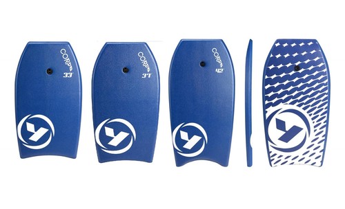 Yello bodyboard with - yello, leash