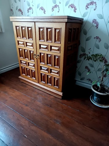 Solid wood panelled cocktail