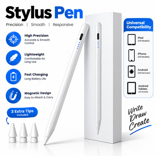 Stylus pen for ipad 2018 - ipad, 2018-2025