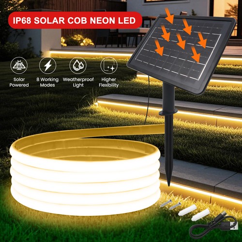 Cob led outdoor solar - solar, string