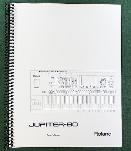 Roland jupiter owner - jupiter-80, owner's