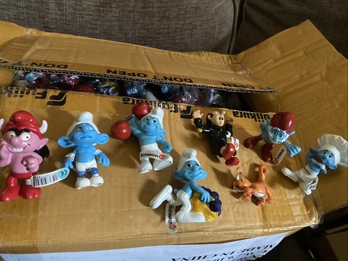 Schieich smurfs set of 8 - set,