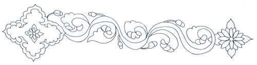 Embroidery transfer iron - embroidery, on