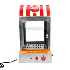 Commercial Hot Dog Steamer Machine 220V Sausage Warmer Hotdog Bun Warmer Top