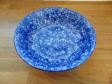 ANTIQUE BLUE SPONGEWARE